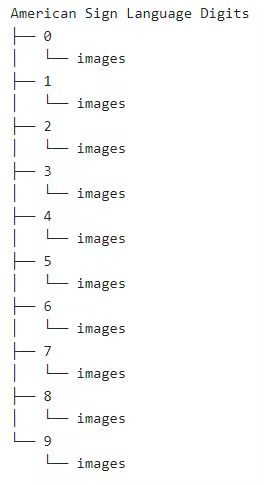 Dataset folder structure