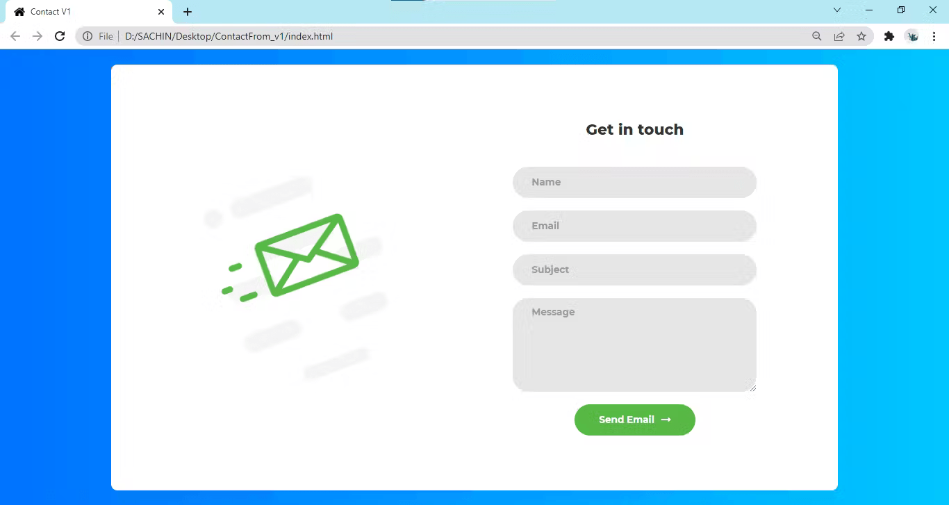 Contact Form Preview