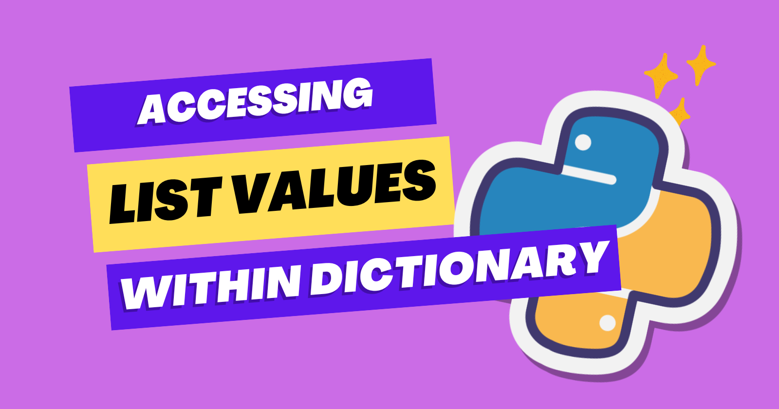 how-to-access-list-values-within-the-dictionary-in-python