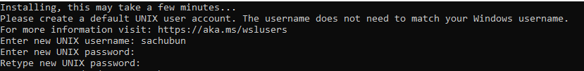 Creating Linux user account