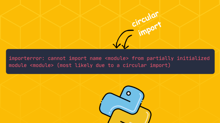 Read more about the article Fixing Circular Import Error in Python