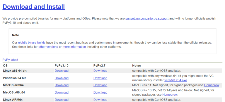 How to Install PyPy and Use it?